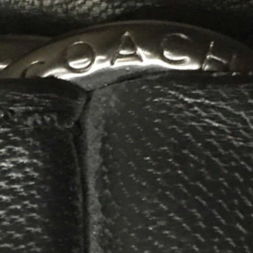 COACH "Diane" Logo'd Canvas & Leather Sling Back Heels 🐴 - Picture 7 of 15